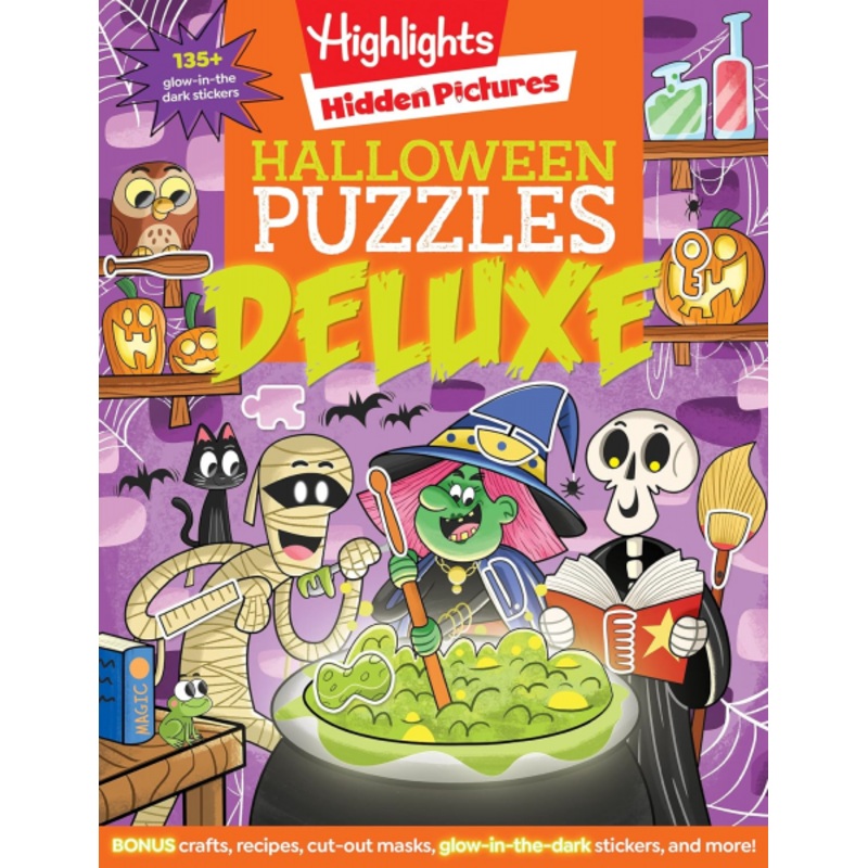HIGHLIGHTS HIDDEN PICTURES HALLOWEEN PUZZLES DELUXE