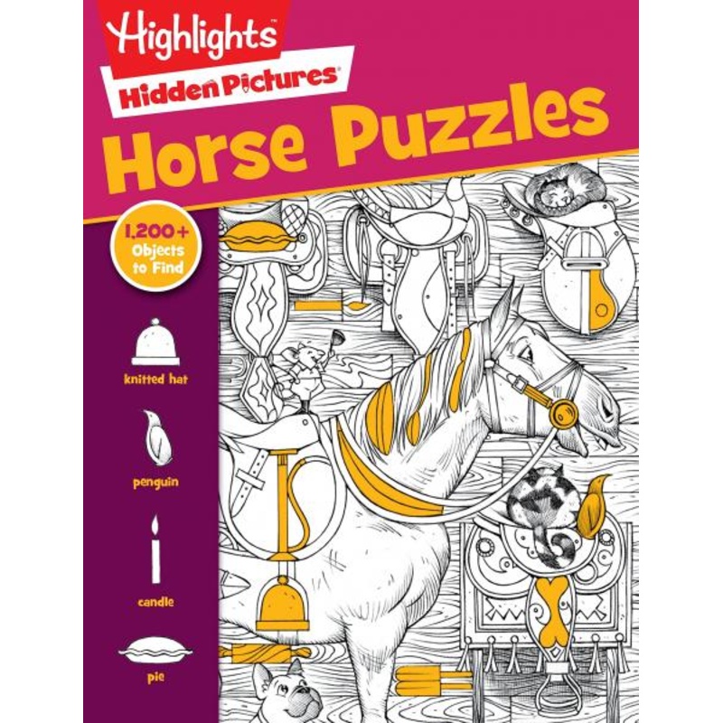 HIGHLIGHTS HIDDEN PICTURES HORSE PUZZLES