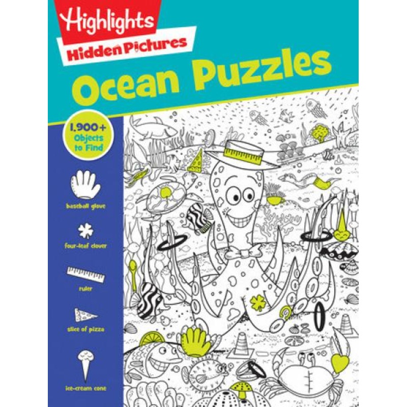 HIGHLIGHTS HIDDEN PICTURES OCEAN PUZZLES