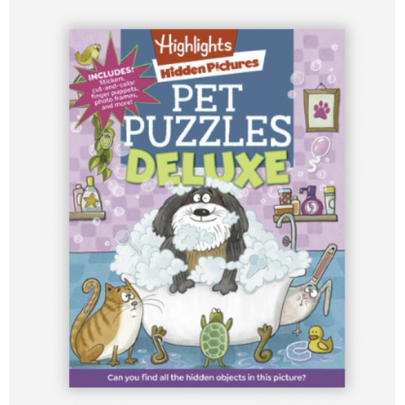 HIGHLIGHTS HIDDEN PICTURES PET PUZZLES DELUXE