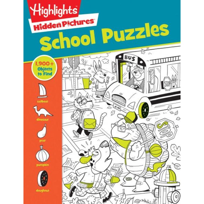 HIGHLIGHTS HIDDEN PICTURES SCHOOL PUZZLES