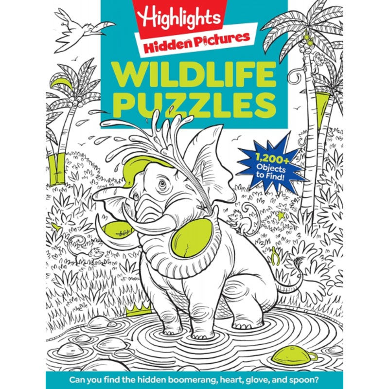 HIGHLIGHTS HIDDEN PICTURES WILDLIFE PUZZLES