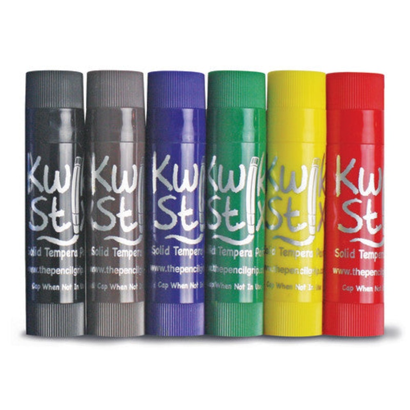 KWIK STIX SOLID TEMPERA PAINT 6PK