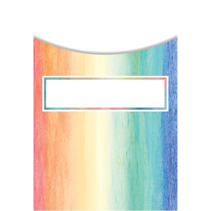 LIBRARY POCKETS: WATERCOLOR