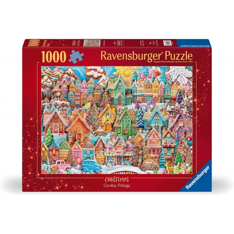 PUZZLE: CHRISTMAS COOKIE VILLAGE 1000 PIECES