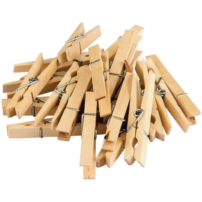 STEM BASICS: CLOTHESPINS MEDIUM- 50CT