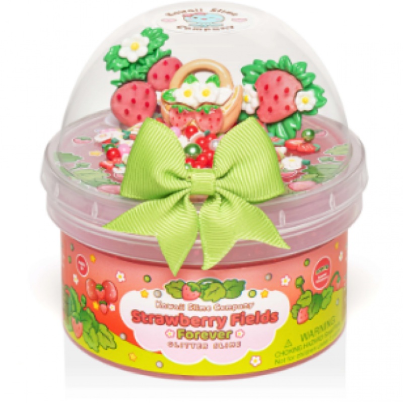 STRAWBERRY FIELDS FOREVER GLITTER SLIME
