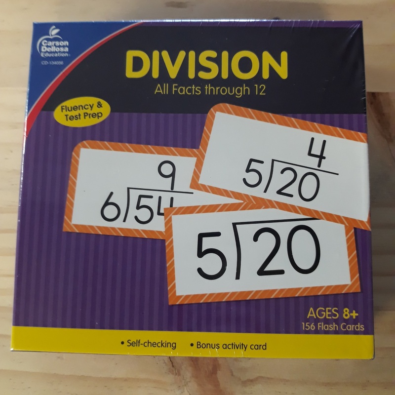 Division Flash Cards