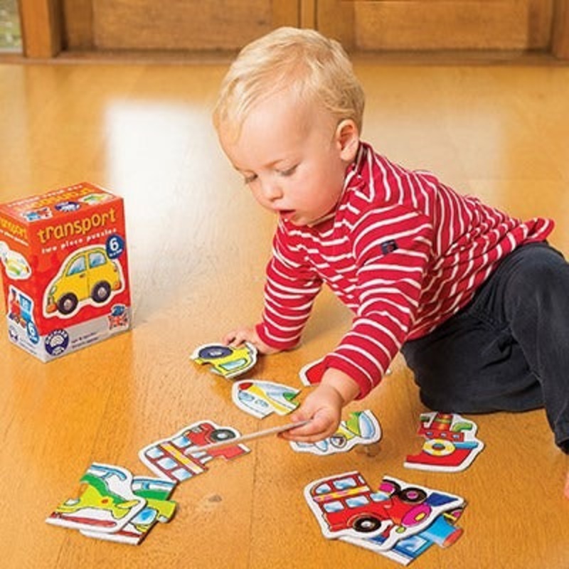 Transport Two-Piece Jigsaw Puzzles  Fun & Educational!