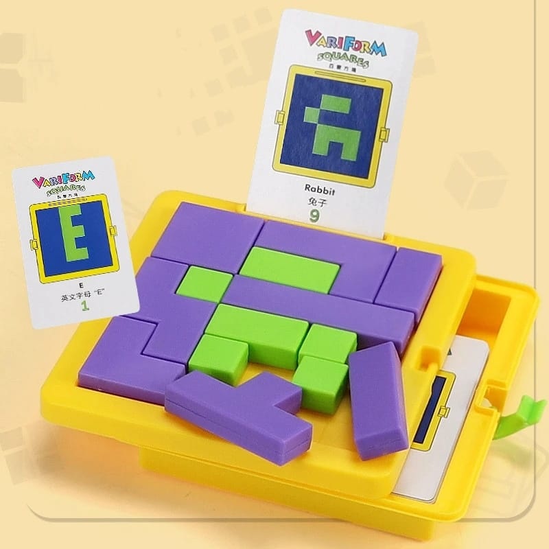 Variform Squares Mind Pattern Puzzle  55 Challenges