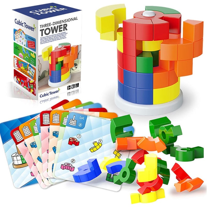 3D Ketamino Cubic Tower Puzzle