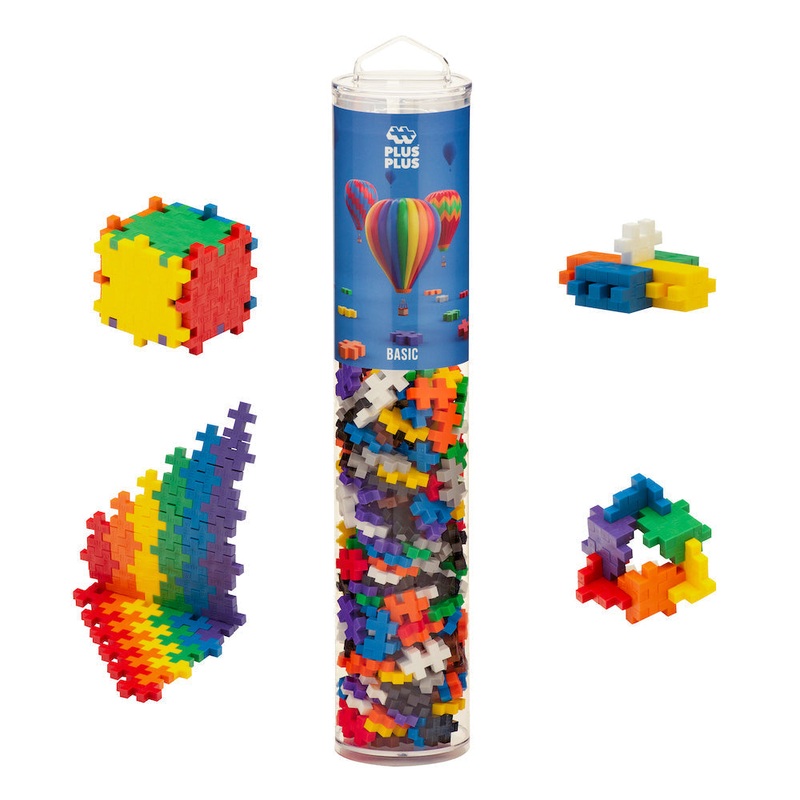 Plus Plus Tube 240pc Puzzle – Basic Colors