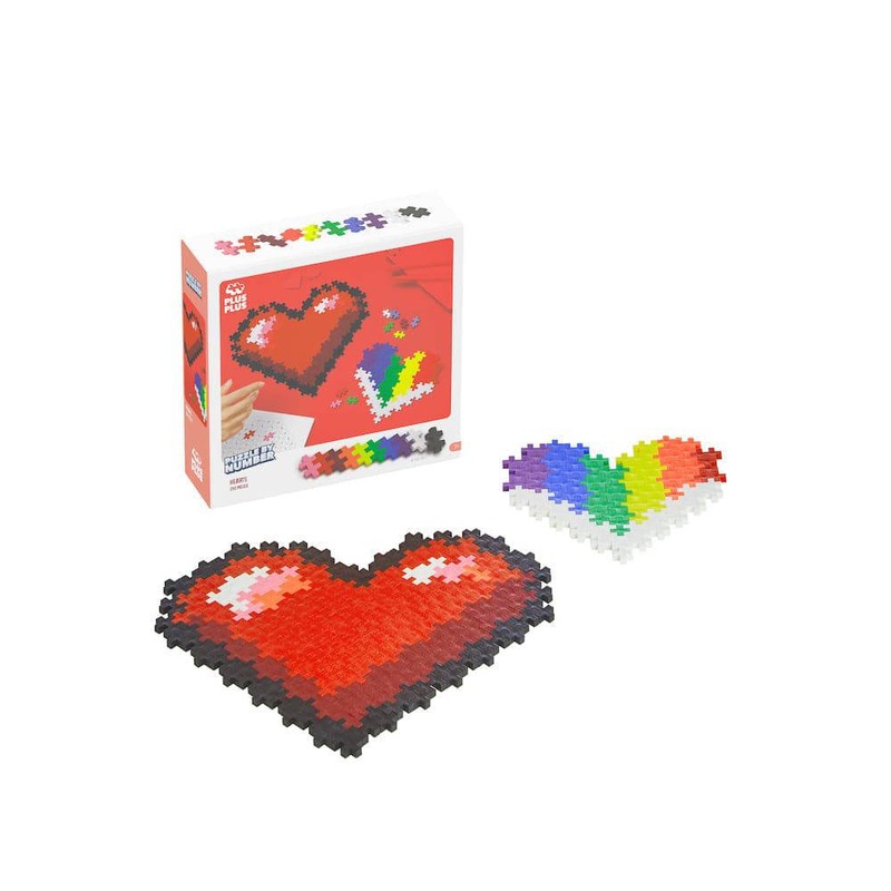 Puzzle by Number Hearts – 250pc