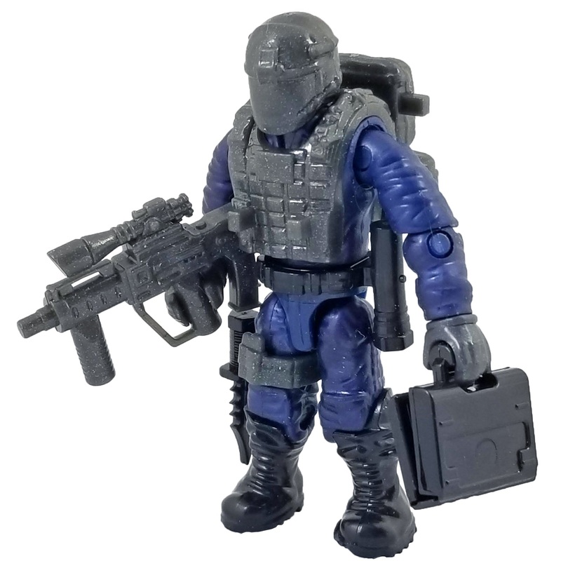 Action Minifig Specialist Command Officer Grey