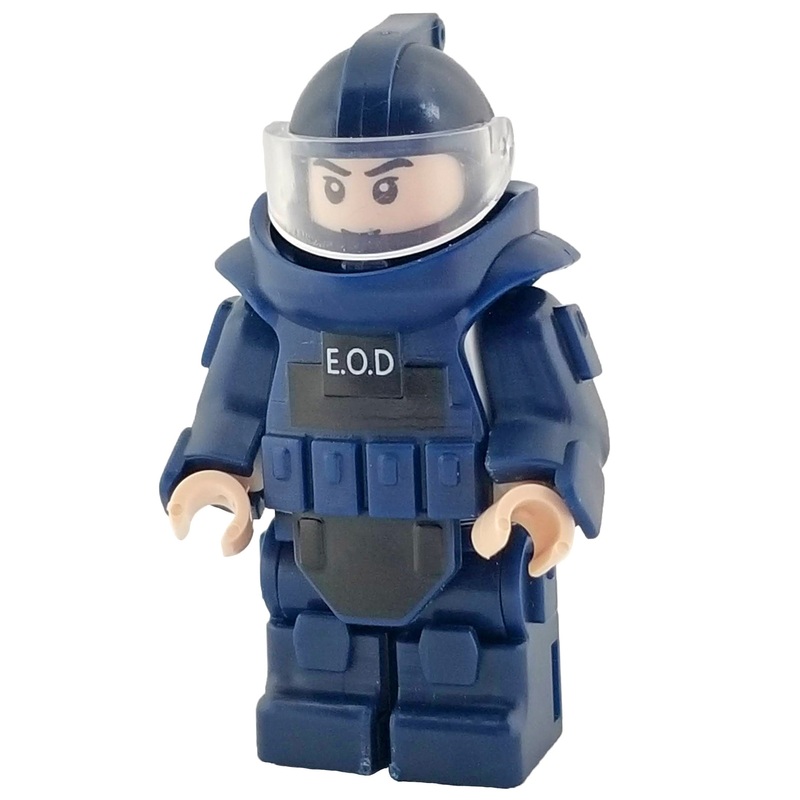 Minifig Explosive Ordnance Disposal (EOD) Suit BLUE