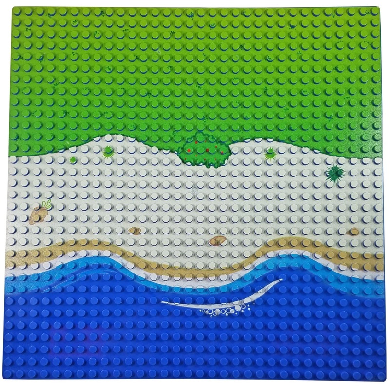 Minifig One 32*32 Baseplate Beach Front