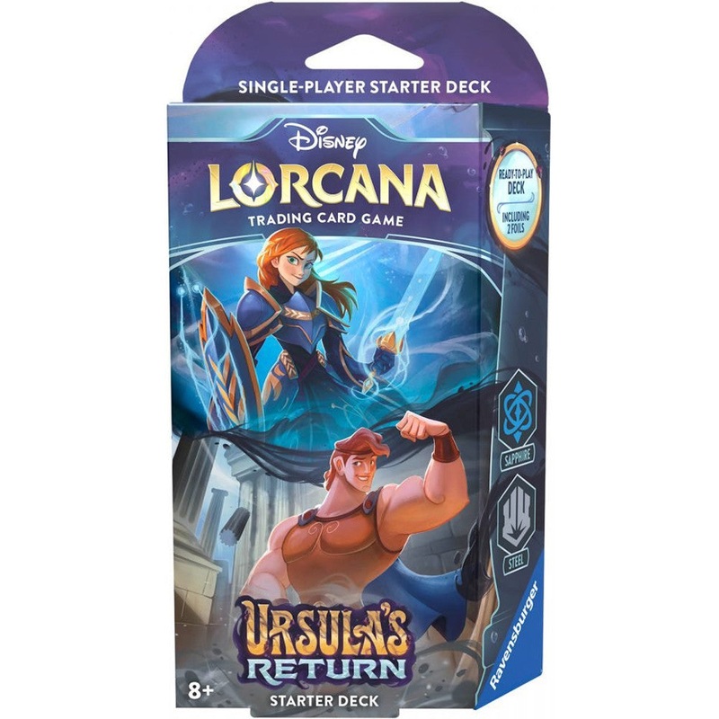 Disney Lorcana TCG: Ursula’s Return Sapphire & Steel Starter Deck