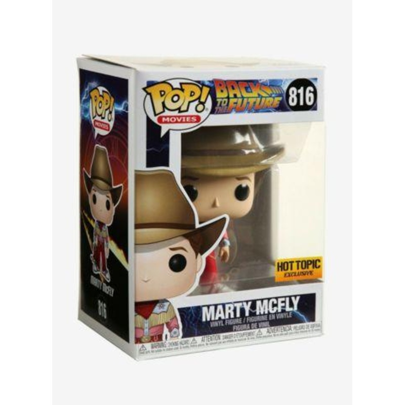 Funko Pop! Back to the Future 3 Cowboy Marty McFly Exclusive #816