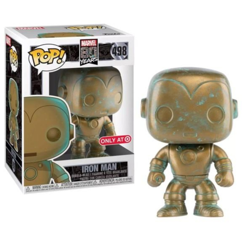 Funko Pop! Marvel 80 Years Patina Iron Man Exclusive #498