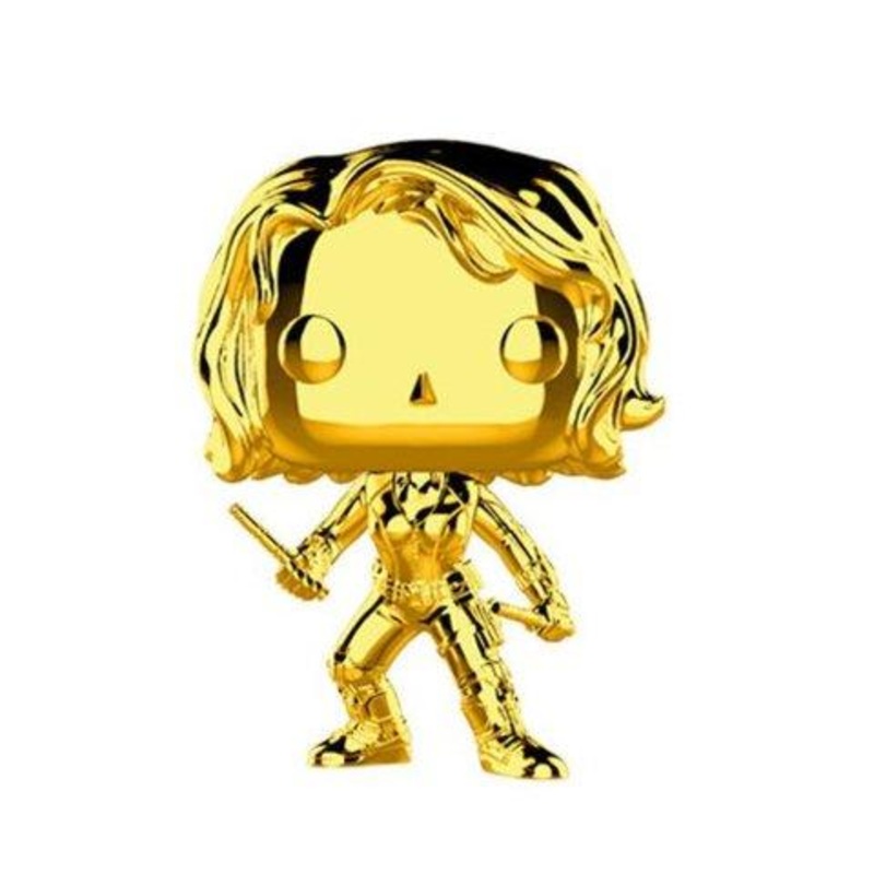 Funko Pop! Marvel Studio’s 10th Anniversary Gold Chrome Black Widow #380
