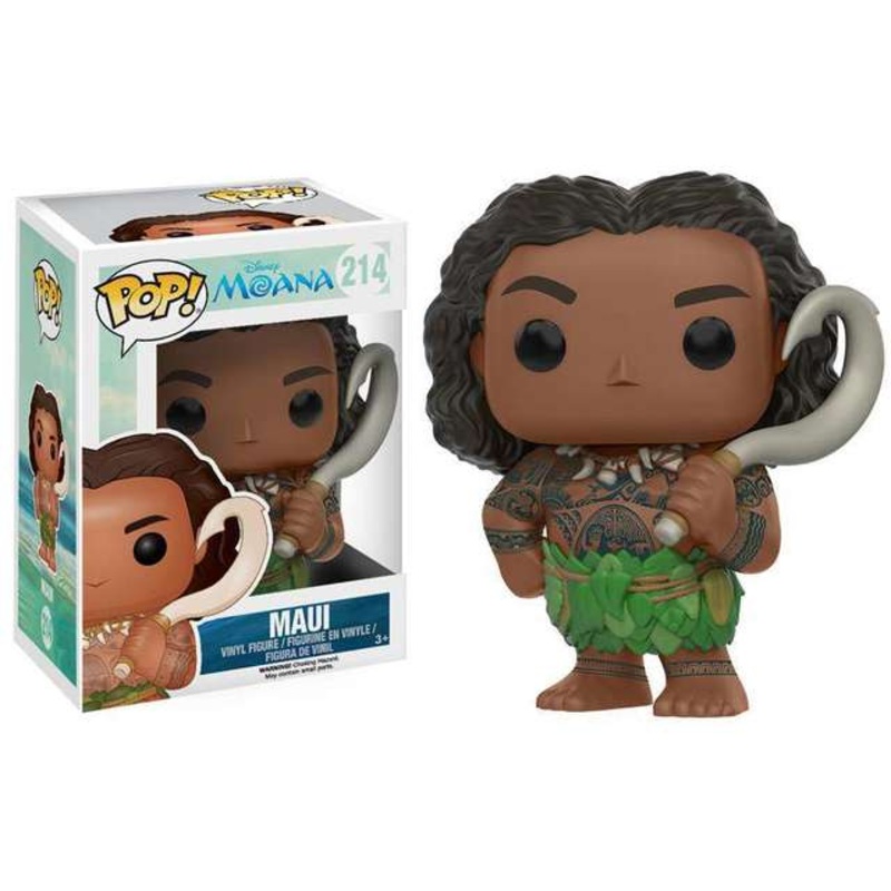 Funko Pop! Moana Maui #214|New|Shelf Wear|Light Box Damage|Box Damage