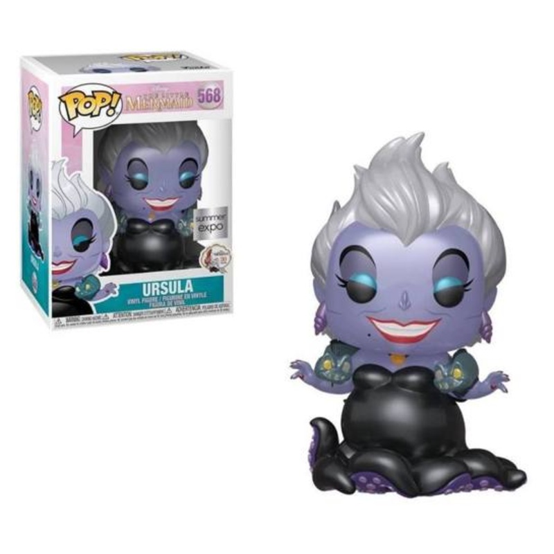 Funko Pop! The Little Mermaid Metallic Ursula with Eels Summer Expo Exclusive #568