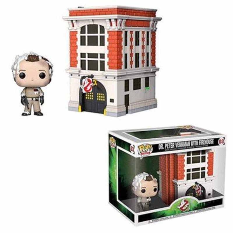 Funko Pop! Ghostbusters Peter Venkman with Firehouse Moment #03