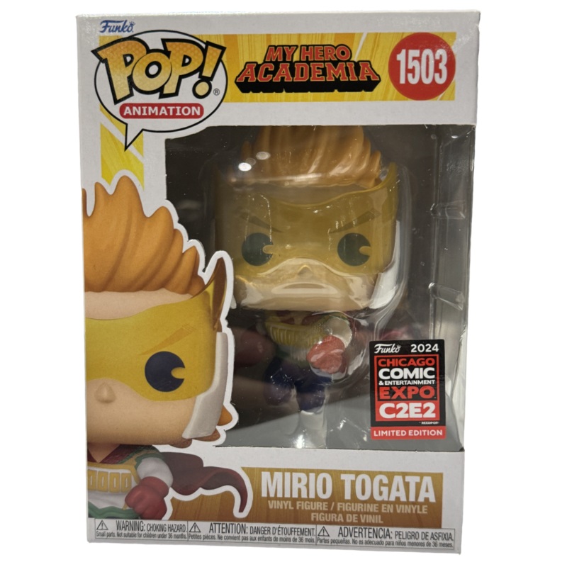 Funko Pop! My Hero Academia Mirio Togata C2E2 (Official Sticker) Exclusive #1503