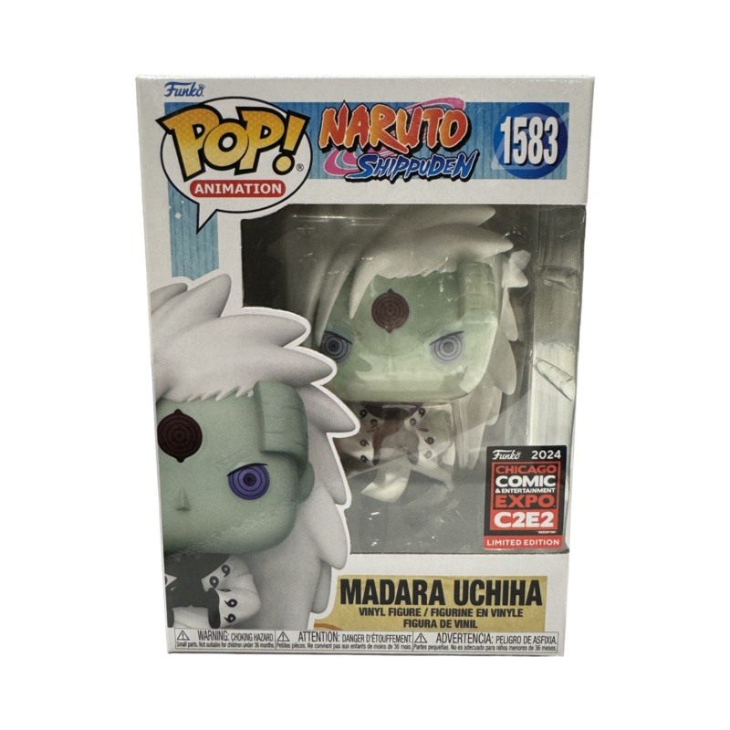 Funko Pop! Naruto Madara Uchiha C2E2 (Official Sticker) Exclusive #1583