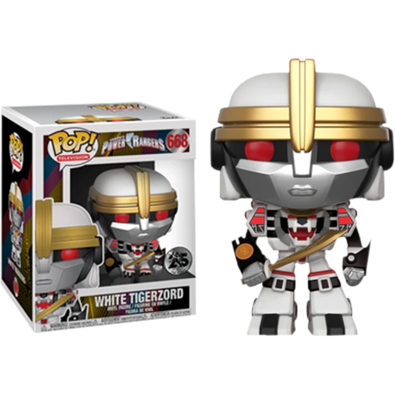 Funko Pop! Power Rangers White Tigerzord Exclusive #668