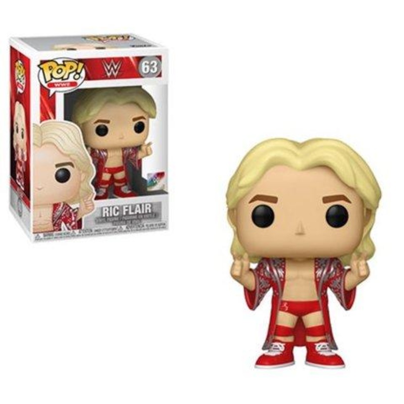 Funko Pop! WWE Ric Flair #63|New|Box Damage|Shelf Wear