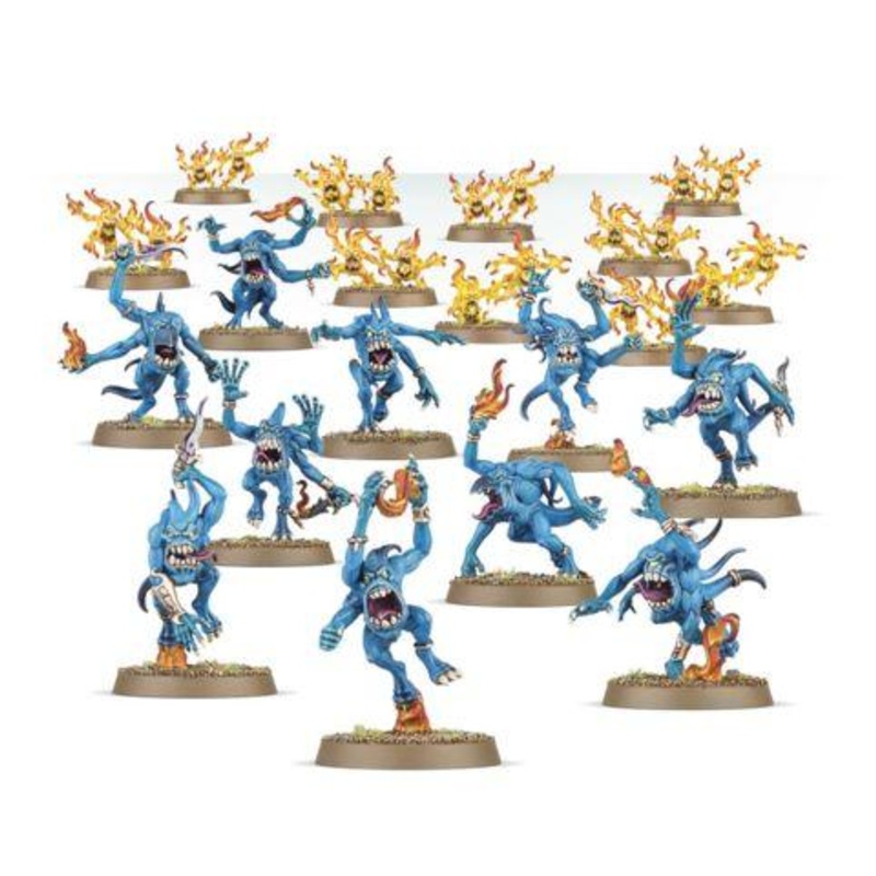 Warhammer 40k/Age of Sigmar Chaos Daemons of Tzeentch Blue Horrors & Brimstone Horrors