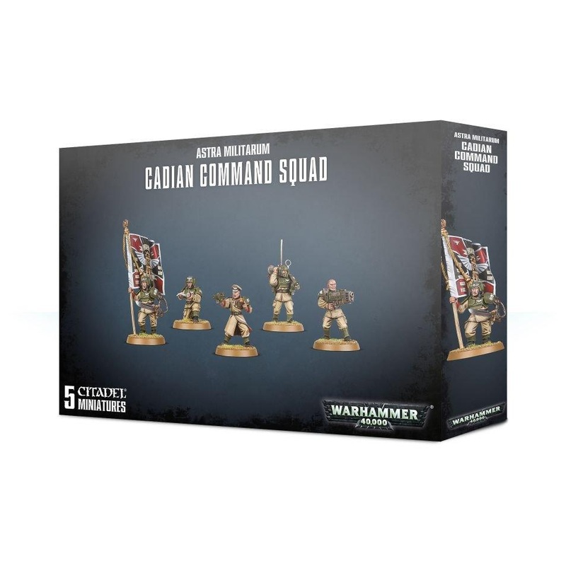 Warhammer 40k Astra Militarum Cadian Command Squad