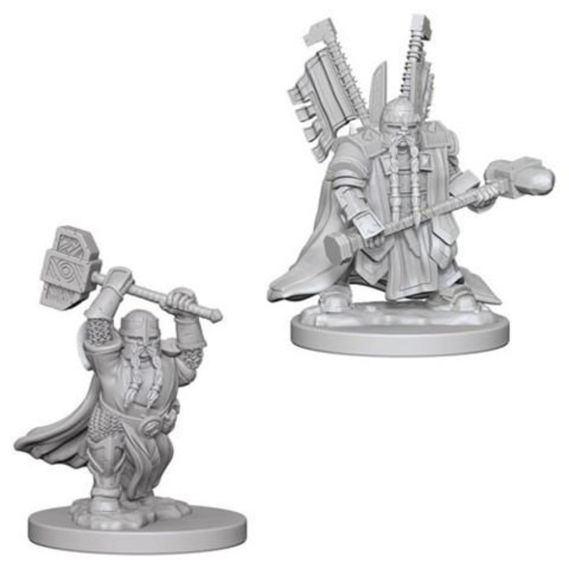 Dungeons & Dragons: Nolzur’s Marvelous Unpainted Miniatures – Dwarf Male Paladin