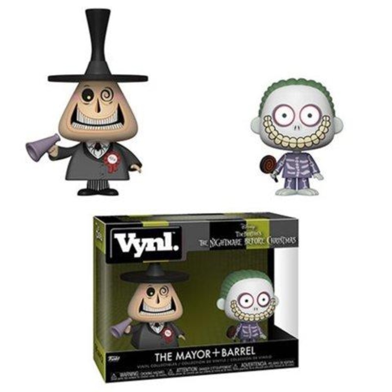Funko Vynl Nightmare Before Christmas The Mayor and Barrel 2-Pack (Shelf Wear)