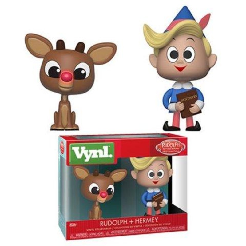 Funko Vynl Rudolph and Hermie 2-Pack (Shelf Wear)