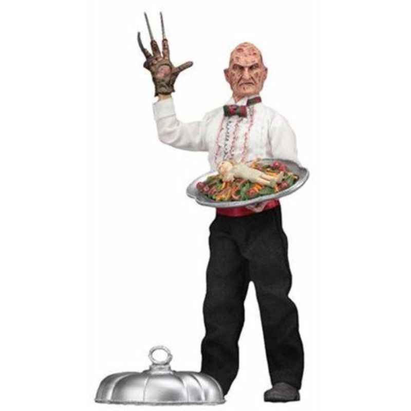 Neca Nightmare on Elm Street Chef Freddy Krueger Retro Cloth Action Figure