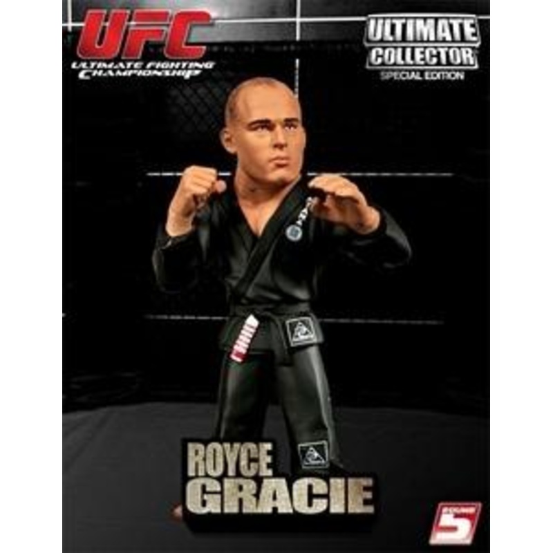 UFC Royce Gracie Black Grey Gi Variant Ultimate Collector Series 4 Figure