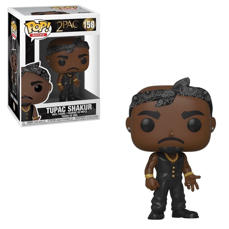 Funko Pop! Tupac Shakur #158|New|Shelf Wear|Light Box Damage