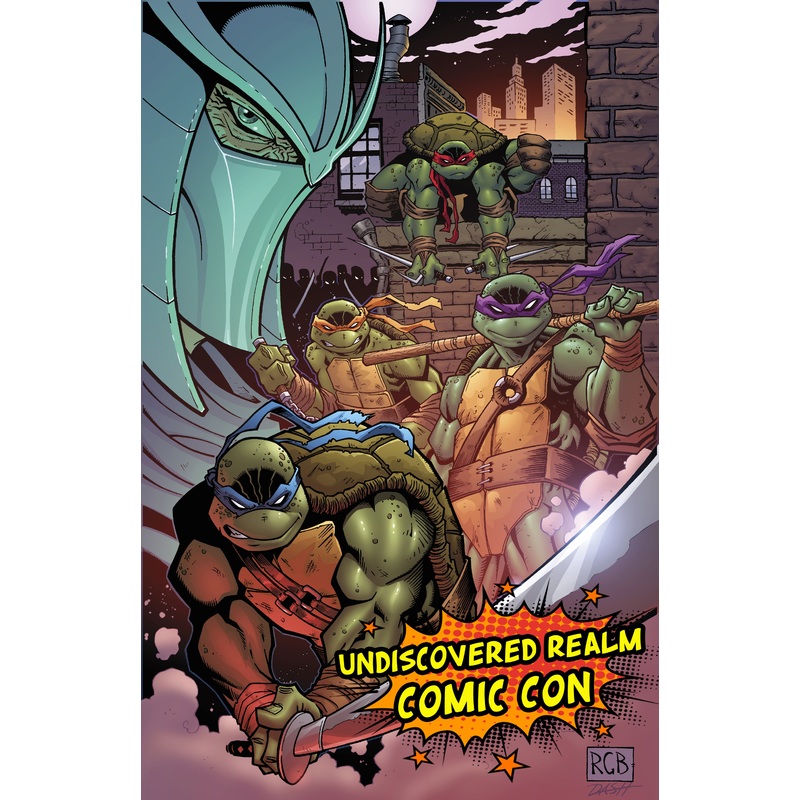 Teenage Mutant Ninja Turtles (TMNT)  Comic Con 2024 Limited Edition Ryan Browne 13×19 Art Print (50 Pcs)