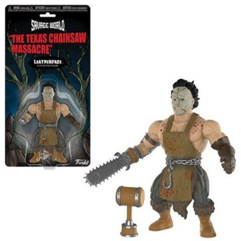 The Texas Chainsaw Massacre Leatherface Funko Savage World Action Figure