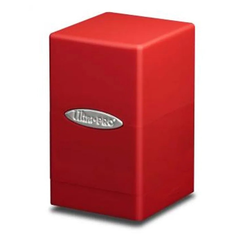 Ultra Pro Red Satin Tower Deck Box