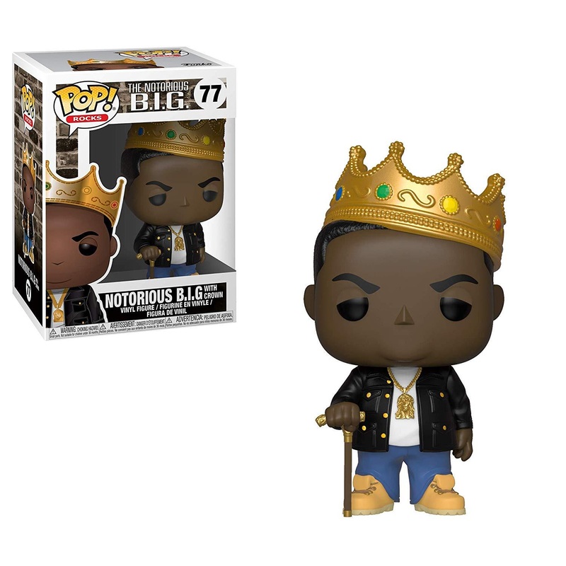 Funko Pop! Notorious B.I.G Biggie Smalls with Crown #77