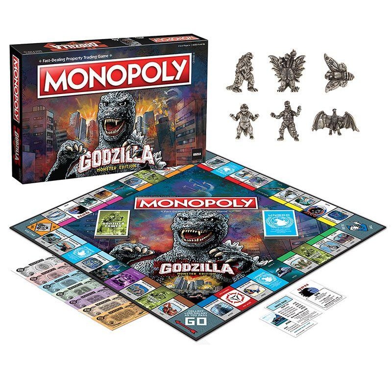 Godzilla Monster Edition Monopoly Board Game