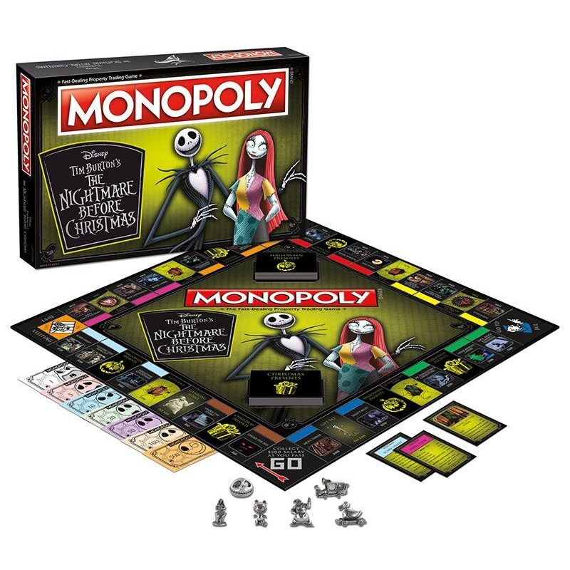 The Nightmare Before Christmas Monopoly Board Game