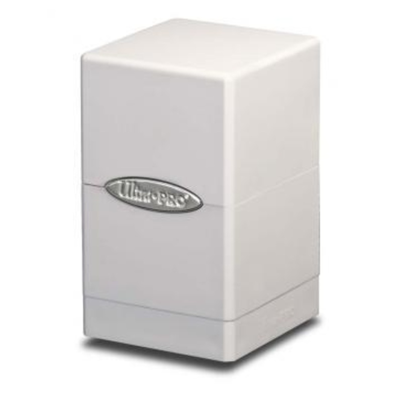 Ultra Pro Satin Tower White Deck Box