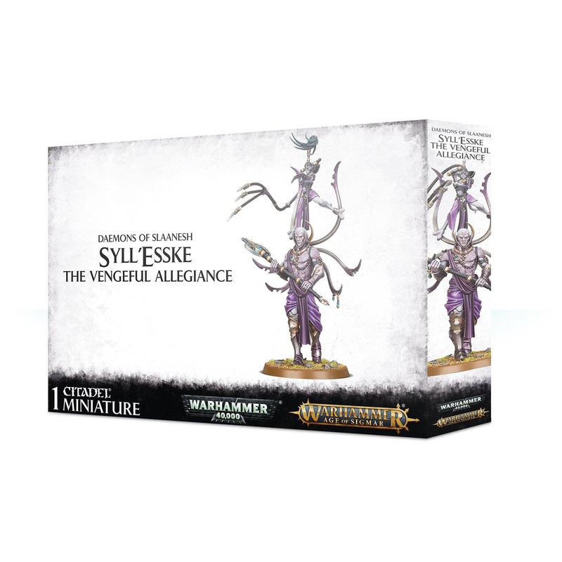 Warhammer 40k/Age of Sigmar Chaos Daemons of Slaanesh Syll’esske The Vengeful Allegiance