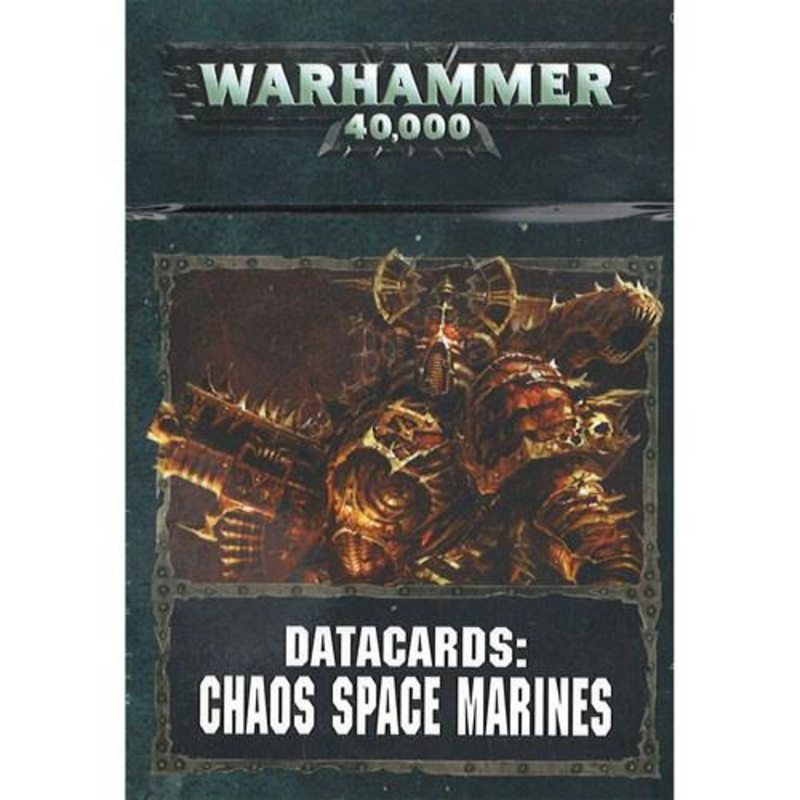 Warhammer 40K Datacards: Chaos Space Marines
