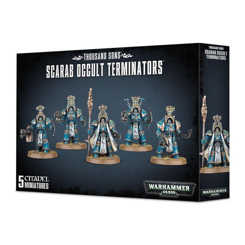 Warhammer 40K Thousand Sons Scarab Occult Terminators
