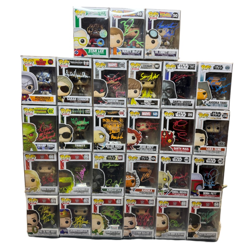 Autograph Funko Pop Mystery Box (Autographed / Signed) 2024 Edition